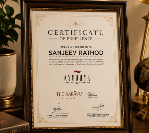 The Sarayu Ayodhya Certificate 2