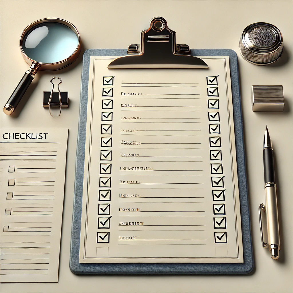 Due Diligence Checklist